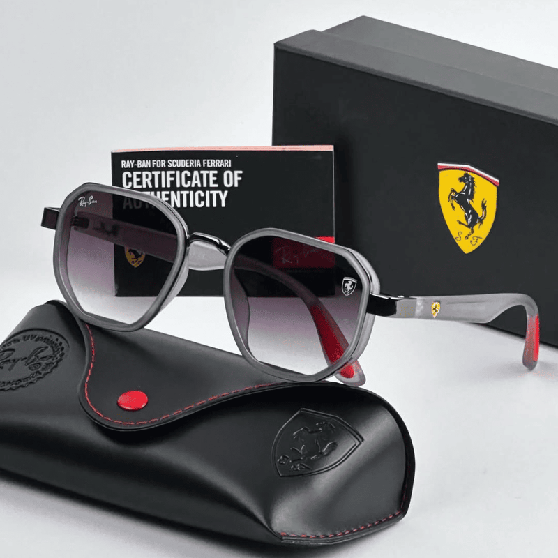 Óculos De Sol Ray-Ban Ferrari COM 1 ANO DE GARANTIA - Ultimas unidades